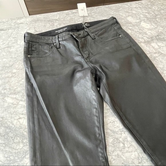 Rag & Bone Skinny Coated Black Jeans 28 - Picture 3 of 8
